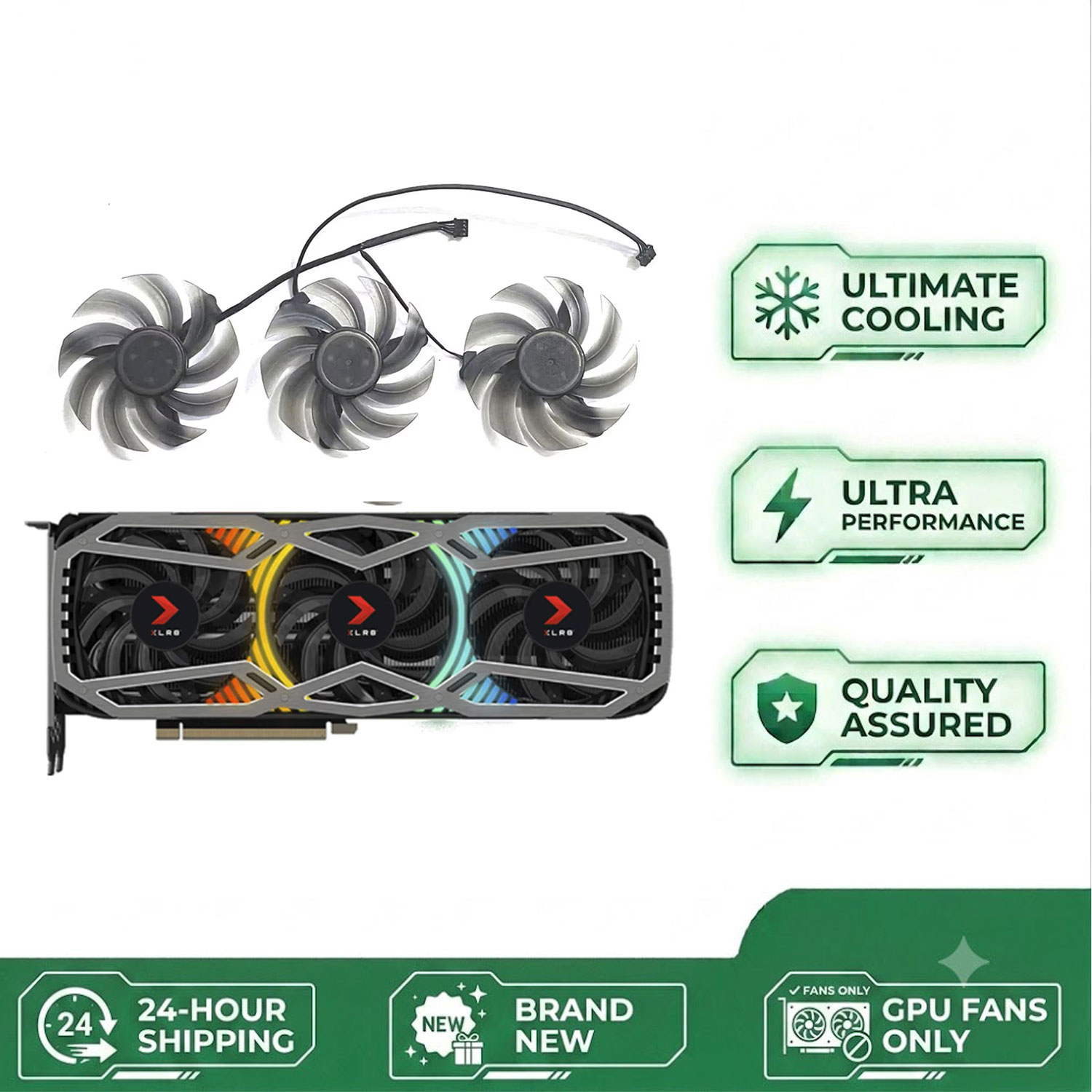 Rtx 3090 24Gb Graphics Card - BARU Cocok untuk Kartu Grafis PNY