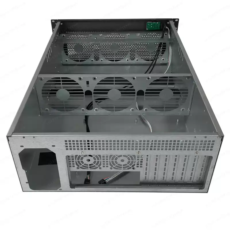 8 Gpu 4U Server Chassis - Chassis Kartu Grafis Multi-GPU 4U, Rak