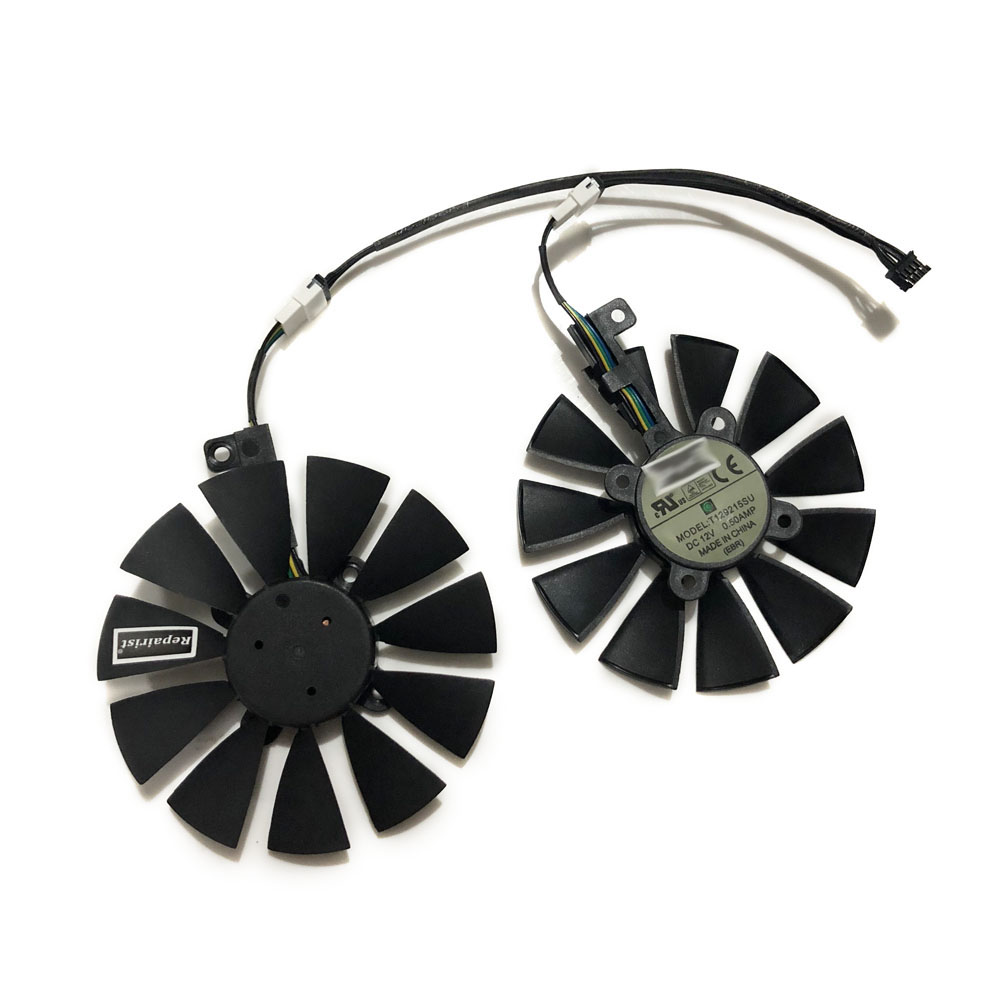 Rx 580 8Gb 2048Sp Gpu - 2 buah/set, kipas kartu Video, T129215SU