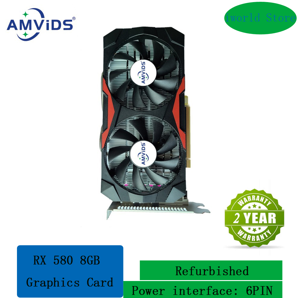 Rx 580 8Gb 2048Sp Gpu - RX 580 8GB Kartu Grafis 2048SP