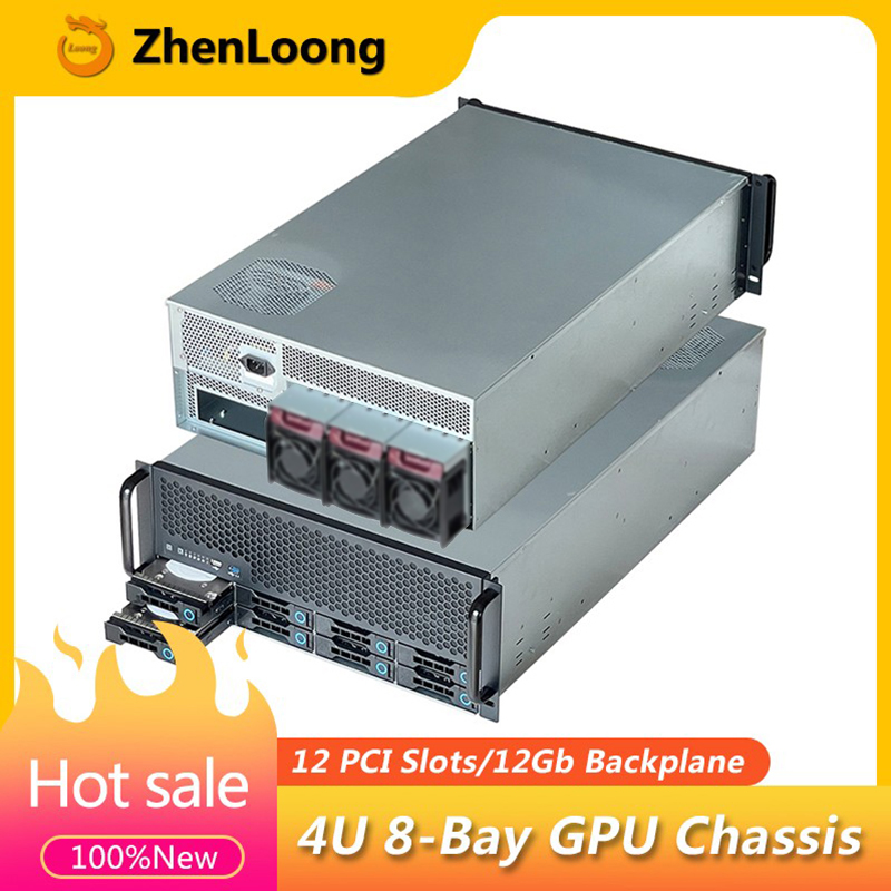 8 Gpu 4U Server Chassis - ZhenLoong GPU 4U rak Server casing