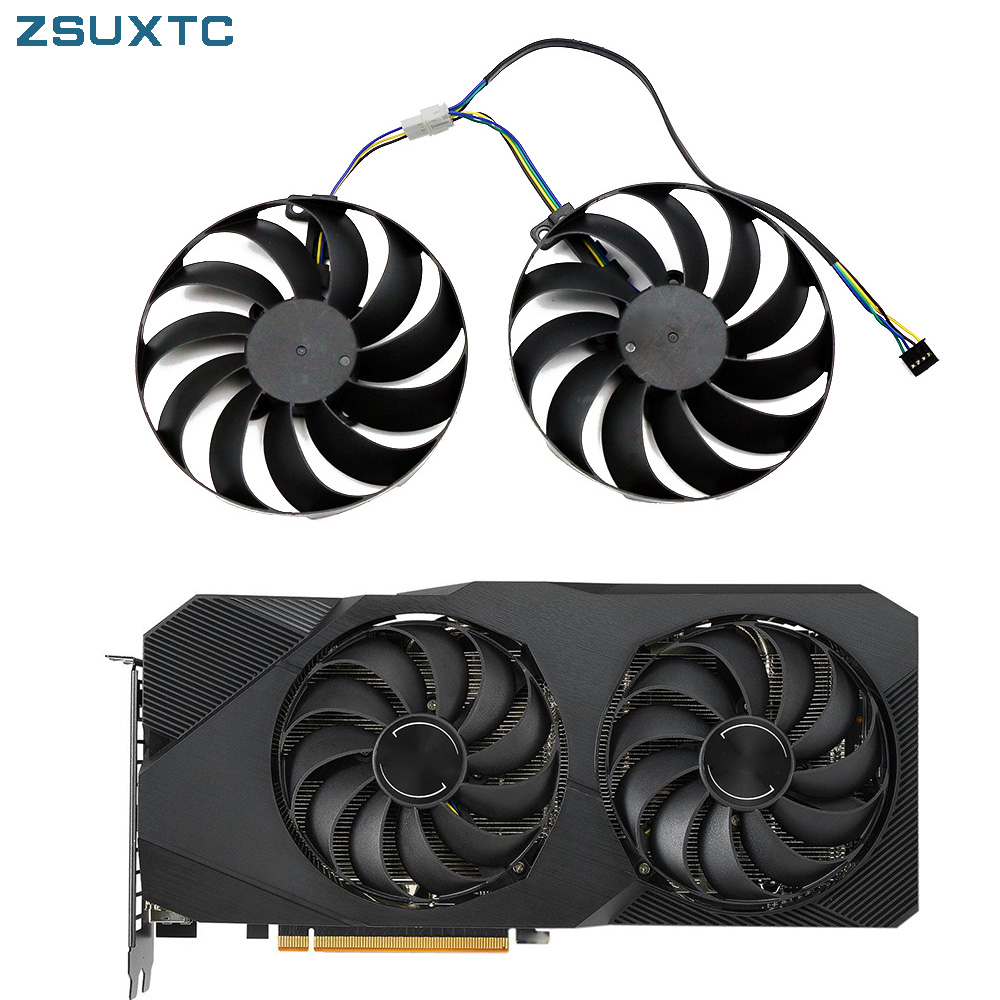 Rx 5700 Xt 8Gb Video Card - Kartu grafis, kipas pendingin untuk ASUS