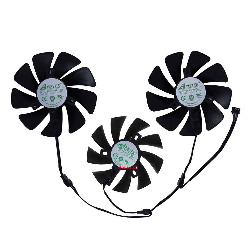 3 buah/set, DIY Fan,, pendingi - Rx 6700 Xt 12Gb Graphics Card ulasan dan harga