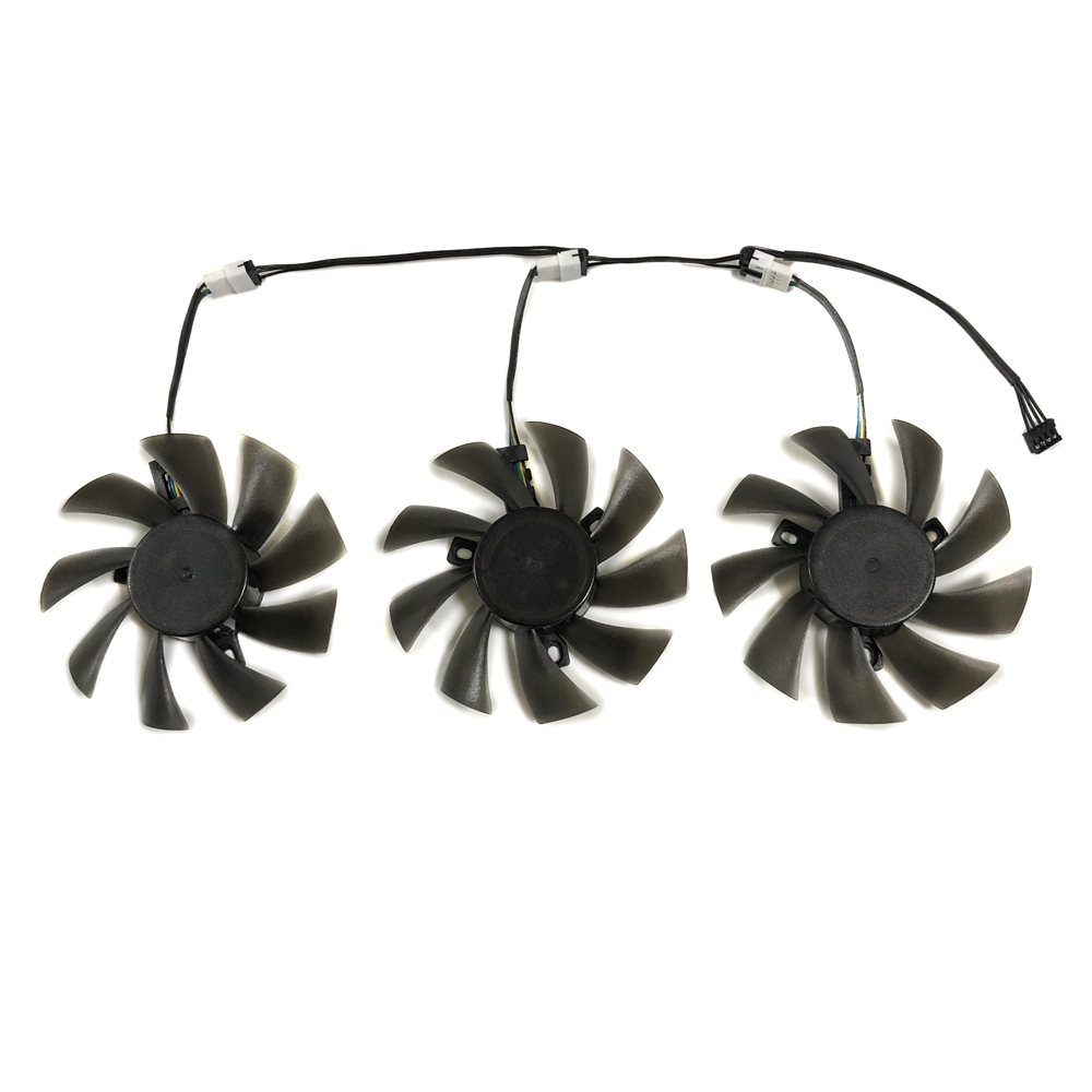 3 buah/Set DIY Fan, pendingin  - Rx 5700 Xt 8Gb Video Card ulasan dan harga
