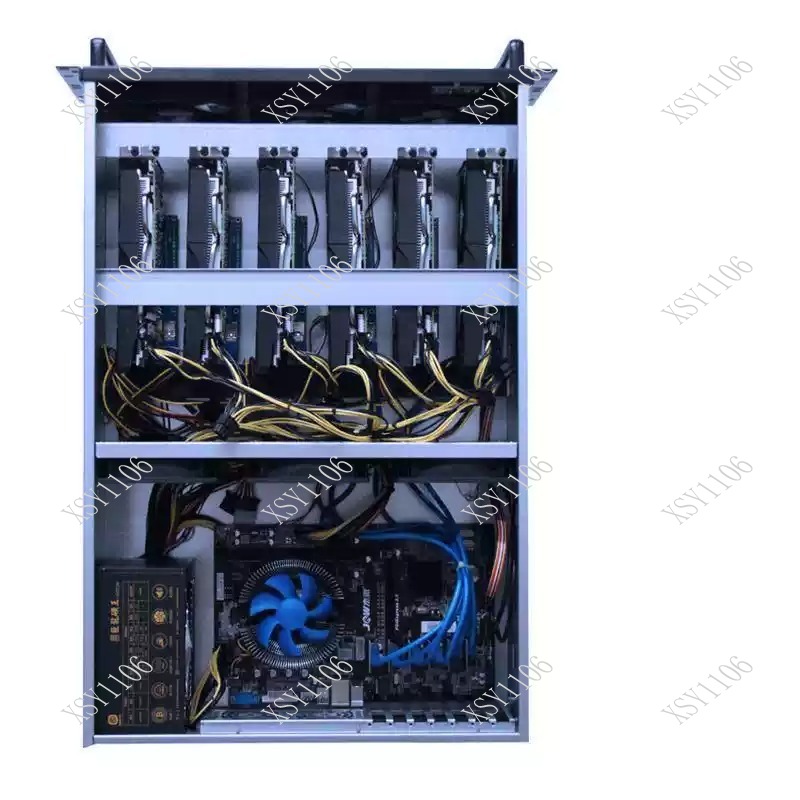 Casing Kontrol Industri 6/8 Ka - 8 Gpu 4U Server Chassis ulasan dan harga