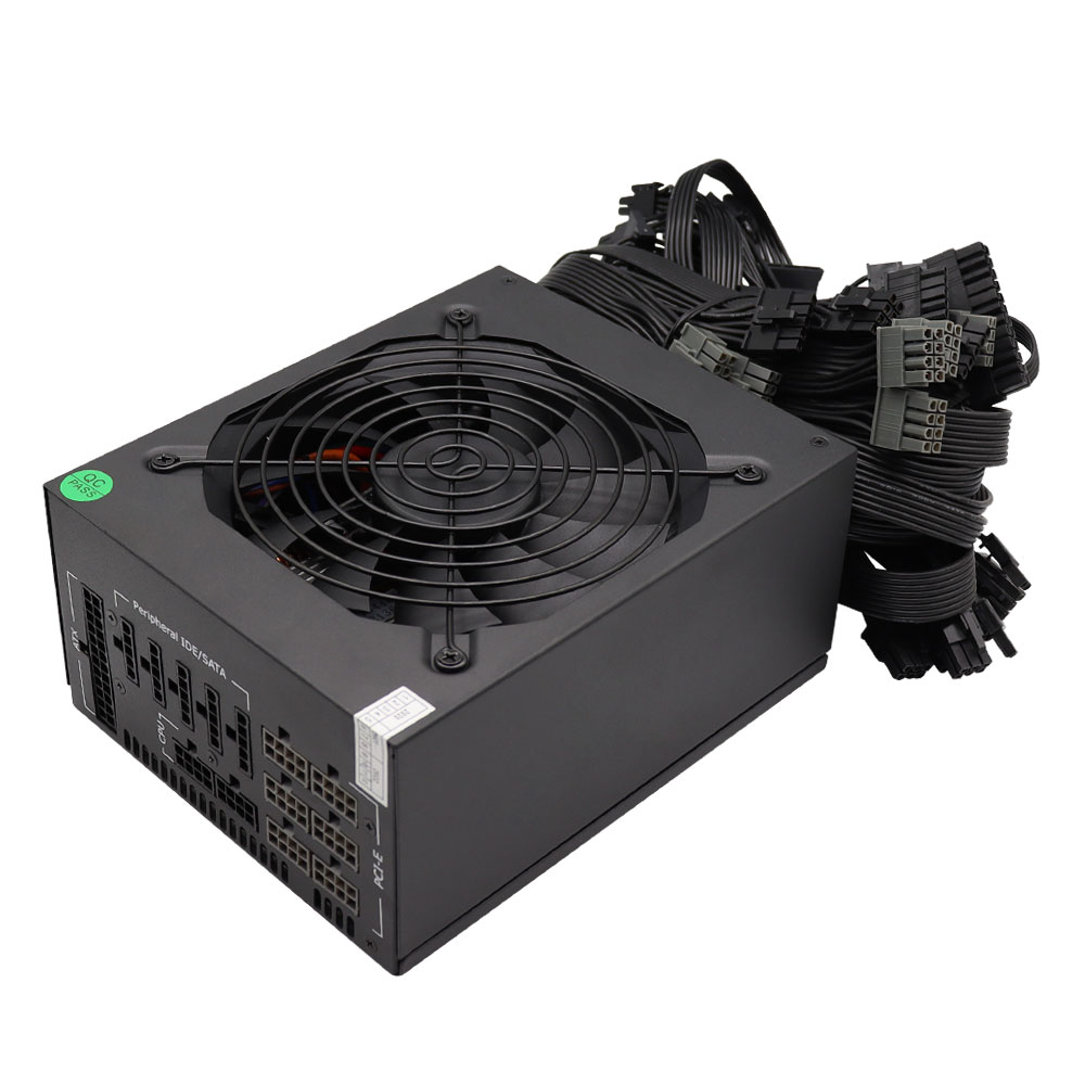 Catu Daya PC ATX Modul Penuh 2 - 2000W Atx Mining Power Supply ulasan dan harga