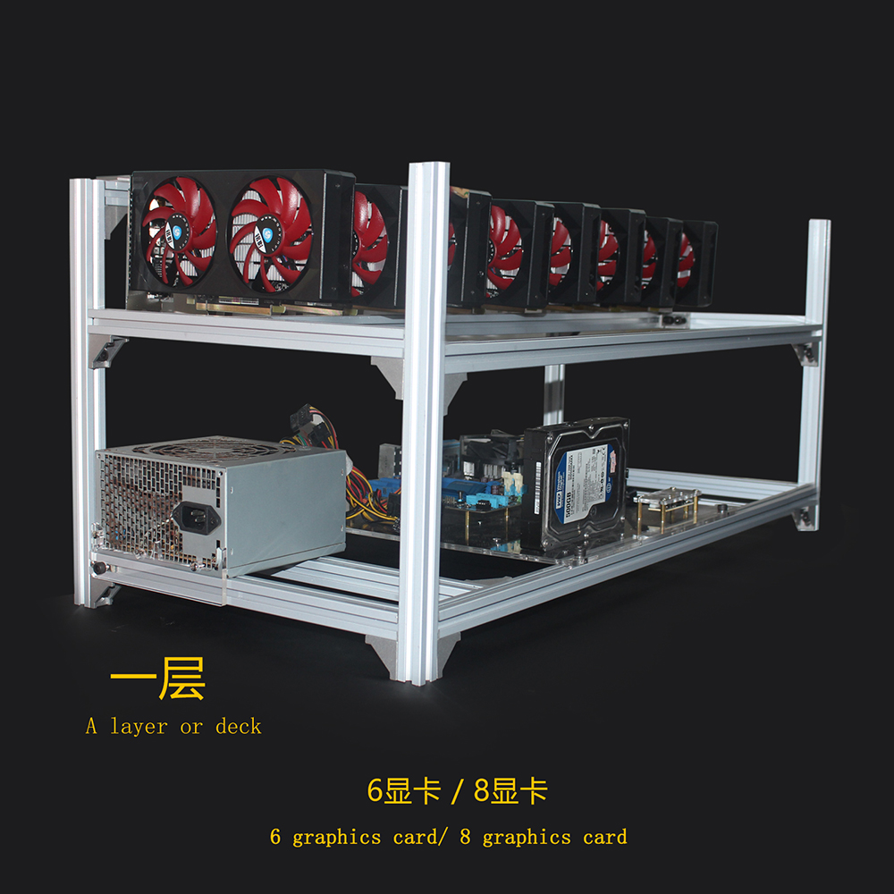 6 8 12 19 Rig Penambangan Pena - 12 Gpu Open Air Frame Case ulasan dan harga
