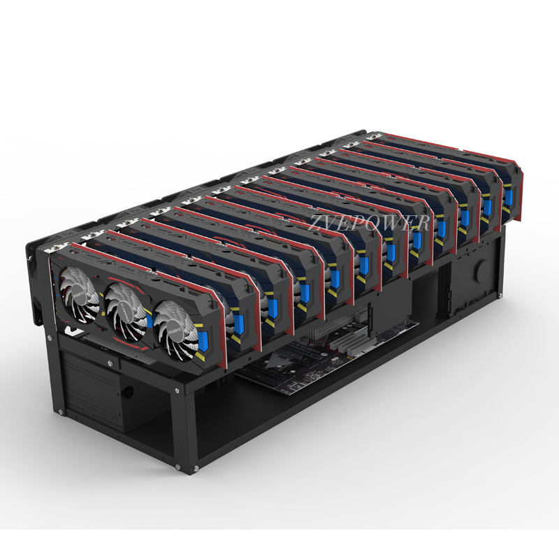 Dukungan Kustomisasi Rak Kompu - 12 Gpu Open Air Frame Case ulasan dan harga