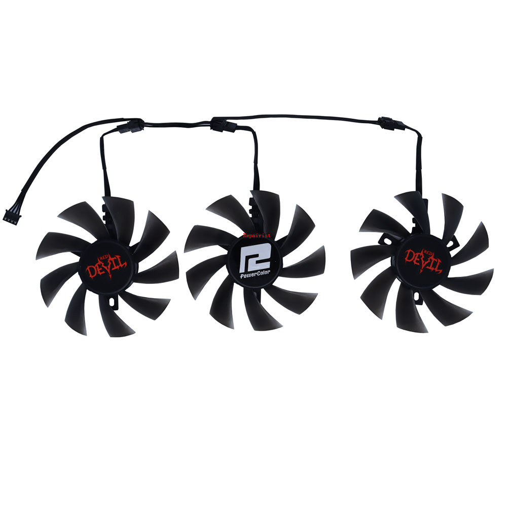 3 buah/set, DIY Fan, kipas pen - Rx 5700 Xt 8Gb Video Card ulasan dan harga