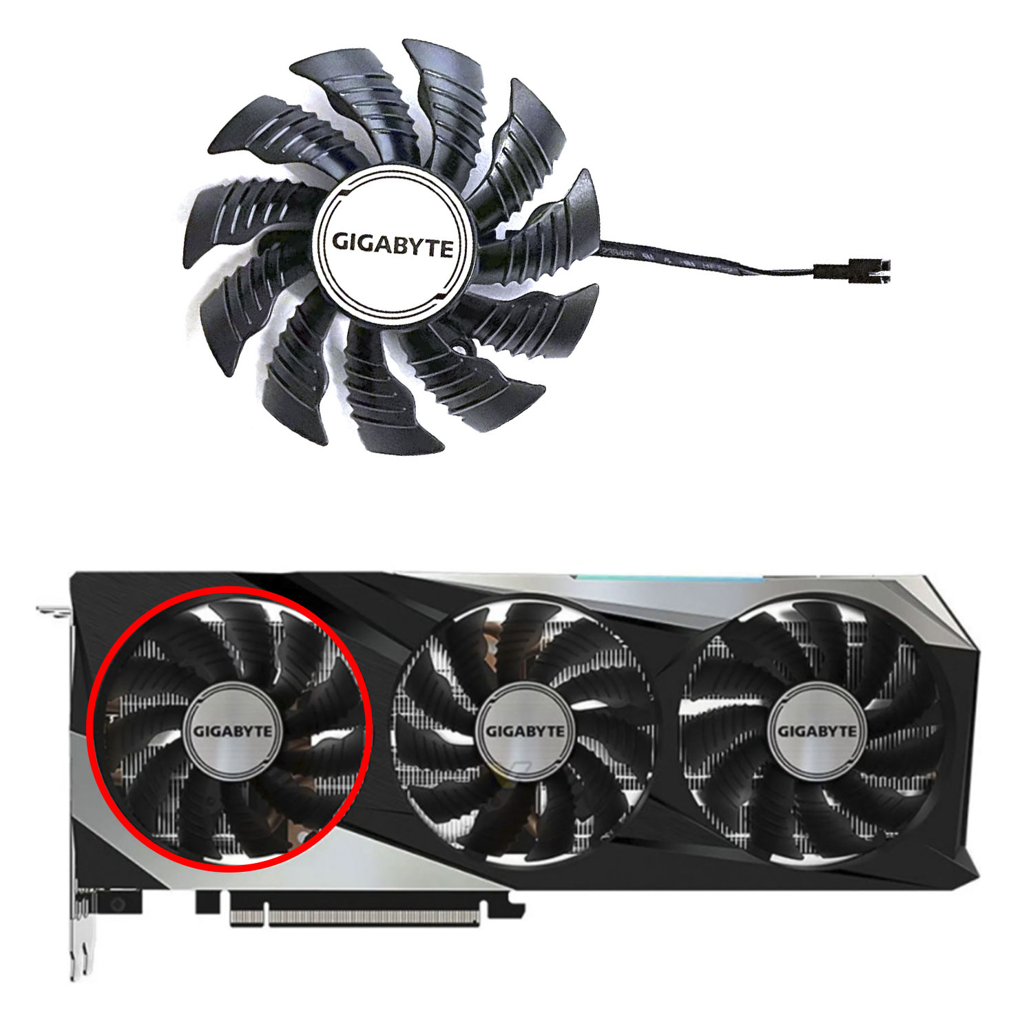3 Kipas Baru 4PIN 85MM T129215 - Rtx 3070 8Gb Graphics Card ulasan dan harga