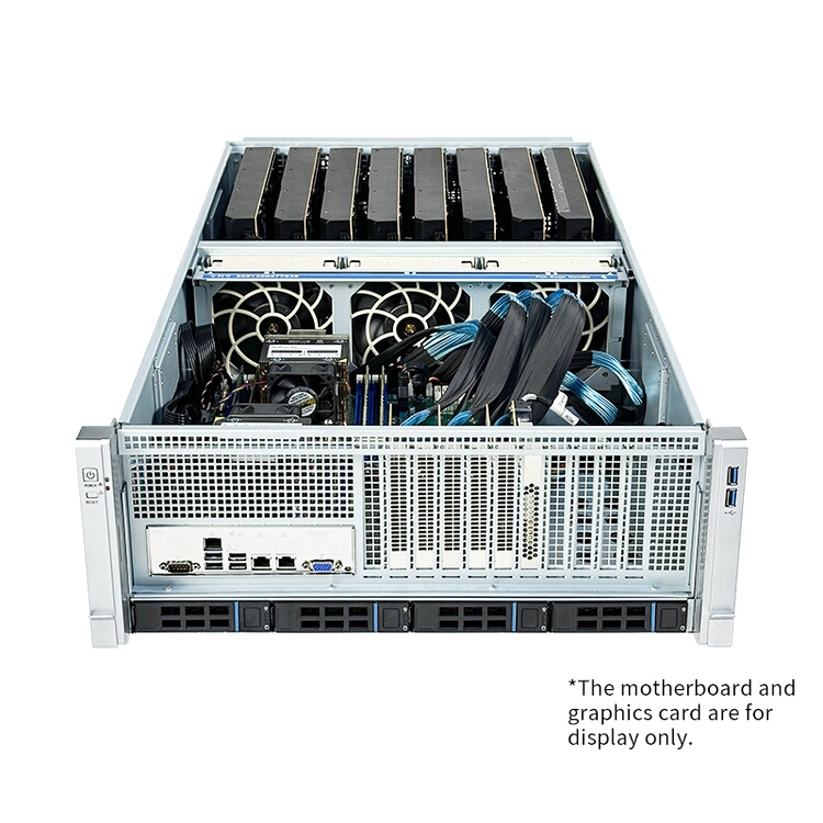 Casing Server 8GPU 8*4090 EATX - 8 Gpu 4U Server Chassis ulasan dan harga