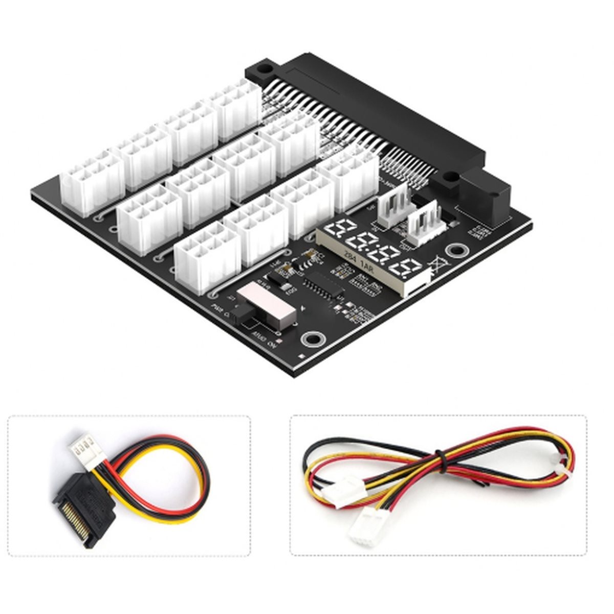 PABRIK BARU~12 Port Konektor P - 2400W Server Psu Breakout Board ulasan dan harga
