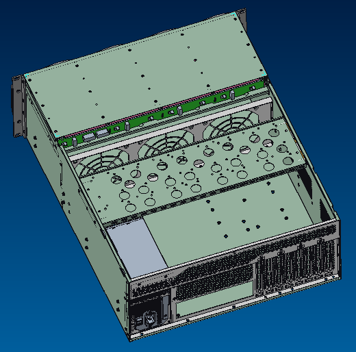 Rak 4U 4 Bay Casing Server Hot - 8 Gpu 4U Server Chassis ulasan dan harga