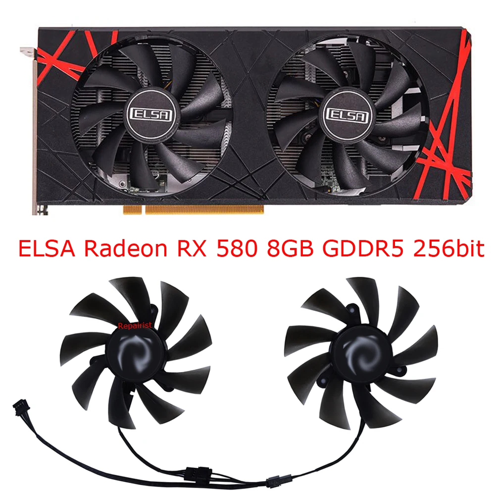 Kipas kartu Video, XY-D09015B, - Rx 580 8Gb 2048Sp Gpu ulasan dan harga