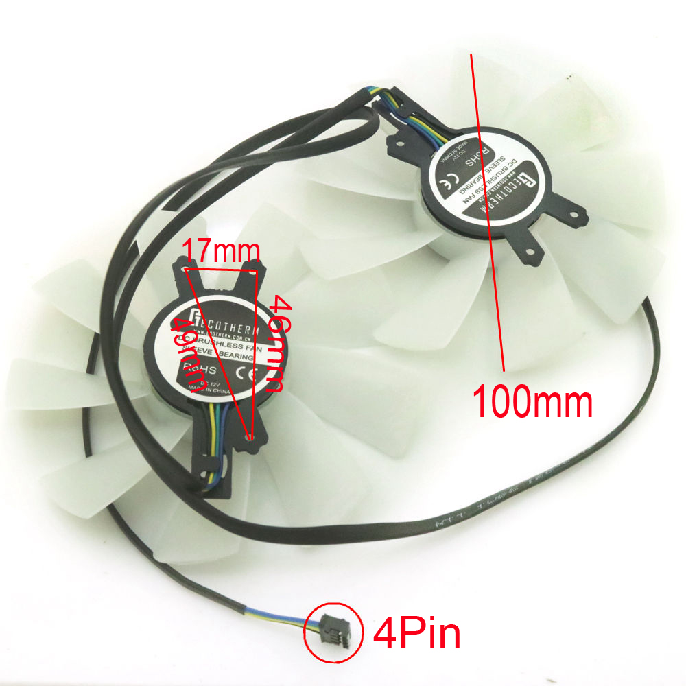 2 Buah/Lot Kipas VGA CFM10012H - Rtx 3070 8Gb Graphics Card ulasan dan harga
